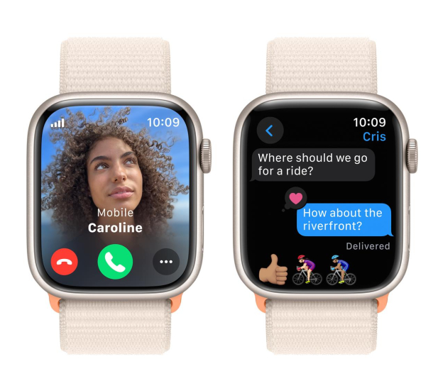 Apple Watch 9 45/Starlight Aluminium/Sport Loop LTE - 1180373 - zdjęcie 7